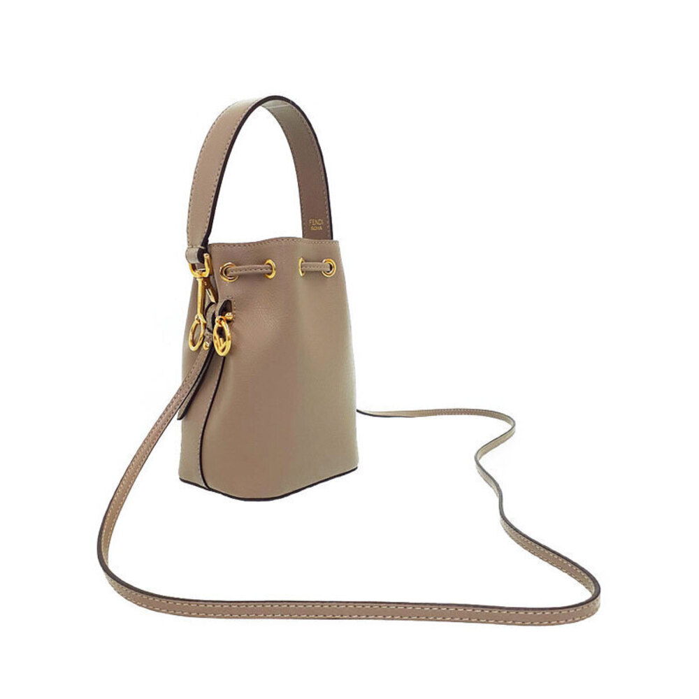 Fendi Tresor Drawstring Bag Bucket Shoulder Mon 2way